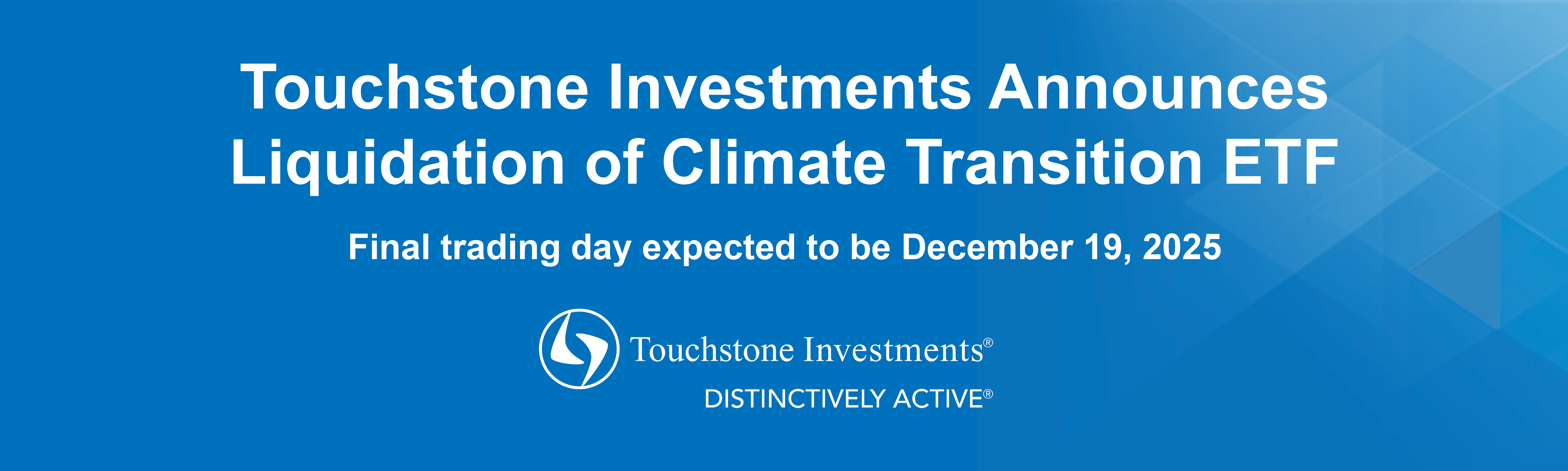 Liquidation of ETF