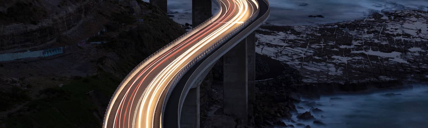 traffic on bridge